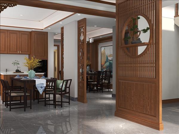 【案例】老緬全屋定制家居：新中式案例賞析