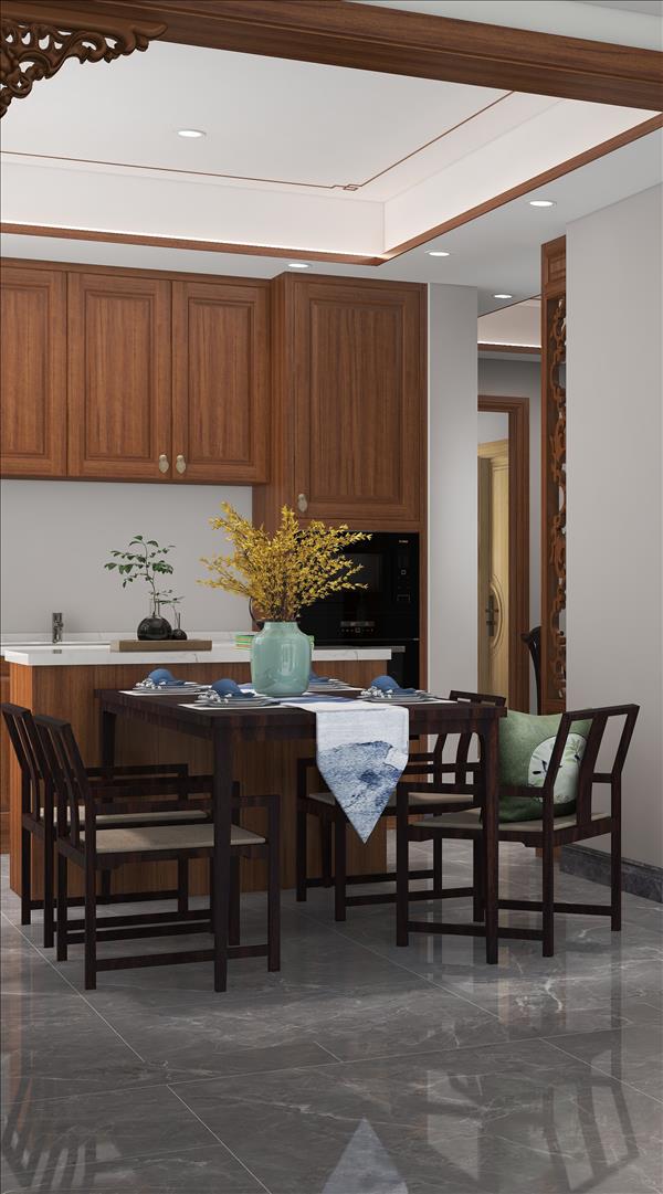 【案例】老緬全屋定制家居：新中式案例賞析